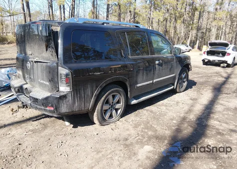 2010 Nissan Armada Platinum из США, поврежденный, VIN 5N1AA0NC7AN604147